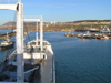 Algrie / Algerie - Mostaganem: the harbor seen from a ship's bridge - photo by Captain Peter