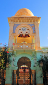 Biskra, Algeria / Algrie: bell tower of the old city hall, now the library - photo by M.Torres | clocher de l'ancienne mairie, actuellement la bibliothque