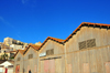 Algeria / Algrie - Bejaia / Bougie / Bgayet - Kabylie: warehouses by the port - Frres Amrani street | entrepts prs du port - Rue des Frres Amrani - Entreprise de Travaux Publics  - photo by M.Torres