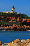 Tipaza, Algeria / Algrie: lighthouse - Forum promontory | phare - promontoire du Forum - photo by M.Torres