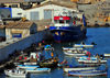 Cherchell - Tipasa wilaya, Algeria / Algrie: harbour - trawler and smaller boats | port - chalutier et petits bateaux - photo by M.Torres