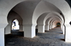 Sidi Fredj  / Sidi-Ferruch - Alger wilaya - Algeria: vaulted arcades under El Manar Hotel | arcades sous l'htel de El Manar - vote - photo by M.Torres