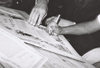 Jewish Wedding: signing the ketubah (photo by Craig Ariav)