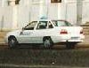 Baku - Azerbaijan: white taxi: Azerq  (photo by Miguel Torres)