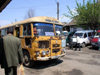 Azerbaijan - Lankaran / Lenkoran: bus leaving Lankoran - near the Bazaar (photo by F.MacLachlan / Travel-Images.com)