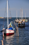 Belize City, Belize: sail boats at the mouth of Haulover Creek - photo by M.Torres