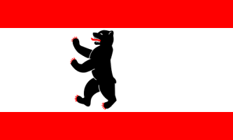 Berlin - flag - Berlim - Berlino - Germany /  Deutschland / Alemanha / Allemagne / Saksa / Nemecko / Nemetorszag / Njemacka / Vacija