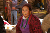 Bhutan - Thimphu - the market - Bhutanese woman with nose piercings - photo by A.Ferrari