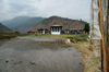 Bhutan - rice fields and Bhutanese houses, on the way to Chimi Lhakhang - photo by A.Ferrari