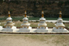 Bhutan - chortens in Wangdue Phodrang dzongkhag - photo by A.Ferrari