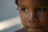 Brazil / Brasil - Urubu river: indian boy - Aruaque (photo by N.Cabana)