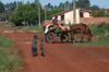 Brazil / Brasil - Dourados: indians and their cart / indios e a sua carroa (photo by Marta Alves)