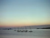 Brittany / Bretagne - 29470 L'Auberlach (Finistre dep.): boats' silhouette (photo by Tim Marshall)