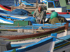 Sozopol - Burgas region: boats and fisherman (photo by J.Kaman)