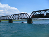 Fort Erie, Ontario, Canada / Kanada: rail crossing to New York state - truss bridge - photo by R.Grove