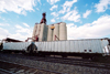 Canada / Kanada - Maple Creek (Saskatchewan): grain and train - photo by M.Torres