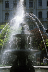 Valparaso, Chile: fountain in the Plaza Echaurren - photo by C.Lovell