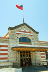 Chile - Arica: House of Culture, former Customs House - designed by Gustave Eiffel and Prefabricated in France - Casa de la Cultura Alfredo Raiteri Cortes - ex Aduana - construido en los talleres de Gustave Eiffel et Cie de Pars y trado como prefabricado - photo by D.Smith