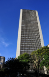 Bogota, Colombia: Avianca Building - Esguerra Saenz, Urdaneta y Samper architects - structure by Domnico Palma - Parque Santander - Edificio Avianca & Museo de la Esmeralda - Veracruz - Santa Fe - photo by M.Torres