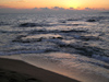 Corsica - Propriano: dusk on the beach (photo by J.Kaman)