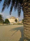 Corsica - Saint-Florent: citadel and palm (photo by J.Kaman)