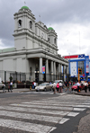 San Jos, Costa Rica: Metropolitan Cathedral, facing the Central Park - designed by Eusebio Rodriguez - seen from Av 2 Centenario - Catedral Metropolitana - photo by M.Torres