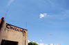 Curacao - Willemstad: Summer sky and the Old Cinelandia Theatre - photo by S.Green