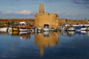 Kyrenia, North Cyprus: tower in the medieval harbour - photo by A.Ferrari