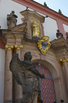 Czech Republic - Prbram: Svata Hora - southern side - the Prague gate - Prazka brana - photo by H.Olarte