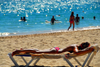 Punta Cana, Dominican Republic: dolce fare niente - woman on a lounge chair - Arena Gorda Beach - photo by M.Torres