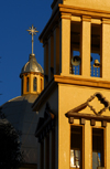 Addis Ababa, Ethiopia: St Ragueal church - bell, dome and cupola - photo by M.Torres