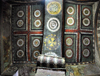 Lalibela, Amhara region, Ethiopia: Bet Maryam rock-hewn church - ceiling decorated with crosses and circles - UNESCO world heritage site - photo by M.Torres