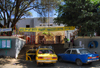 Gondar, Amhara Region, Ethiopia: cars by the City Hall - photo by M.Torres