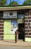 Gondar, Amhara Region, Ethiopia: checking the lottery results - photo by M.Torres