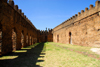 Gondar, Amhara Region, Ethiopia: Royal Enclosure - Bakaffa's palace - court betweem the stables and the banqueting hall - photo by M.Torres