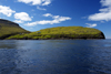 Slaettanes, Streymoy island, Faroes: seen from Vestmannasund sound - the vilage is abbandoned - promontory - photo by A.Ferrari