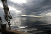 Falkland islands / Ilhas Malvinas - East Falkland - sailing - approaching Berkeley Sound (photo by C.Breschi)