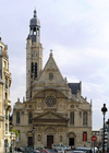 France - Paris: Church in Latin Quarter... with a minaret - mosque (photo by J.Kaman)