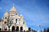 Paris, France: Sacr-Coeur Basilica / Roman Catholic Basilica of the Sacred Heart - built of travertine stone quarried in Chteau-Landon - inspired by Hagia Sophia in Constantinople or San Marco in Venice, architect Paul Abadie - Montmartre district, 18e arrondissement - photo by M.Torres