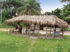 Cap Estrias, Estuaire province, Gabon: maquis - roadside restaurant - photo by B.Cloutier