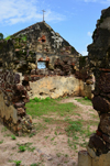 Albreda, Gambia: ruins of the Portuguese chapel - built in the 15th-century, one of the oldest buildings in West Africa - UNESCO world heritage site - photo by M.Torres