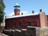 Georgia - Tbilisi: red brick Mosque - photo by N.Mahmudova