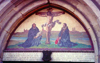 Germany / Deutschland - Saxony-Anhalt / Sachsen-Anhalt - Wittenberg: Martin Luther at the cross - Castle Church - photo by G.Frysinger