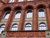 Germany / Deutschland - Berlin: Rote Rathaus - faade detail - Red Rathaus - photo by M.Bergsma