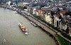 Germany / Deutschland - Dsseldorf / DUS: historic centre from above - view from the Rheinturm / Rhine-tower  (photo by Miguel Torres)