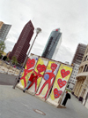 Germany / Deutschland - Berlin: a souvenir of the wall - Potsdammer Platz - eine Andenken der Wand - photo by M.Bergsma