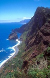 Greek islands - Corfu / Kerkira: scarps along the coast - photo by N.Axelis