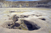 Greece, Dodecanese Islands, Nisyros: close up of fumarole in main volcano crater - photo by P.Hellander