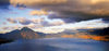 Guatemala - Lake Atitlan, Solola department: horizon - the volcanos Atitlan, Toliman and the small Cerro de Oro - Lago de Atitln - photo by W.Allgower