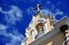 Ciudad de Guatemala / Guatemala city: Santa Clara church - designed by Jos Sagone e Ibez - niche and spiral columns - 6 Av. and 13 Calle - Calle de Santa Clara, zona 1 - photo by M.Torres